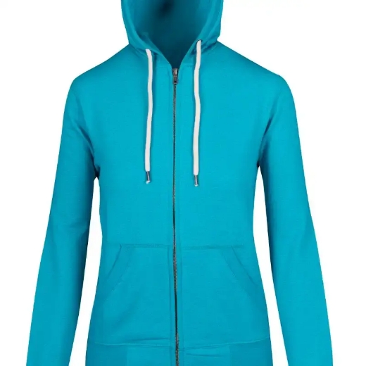 Picture of RAMO, Ladies Heather Zip Hoodie